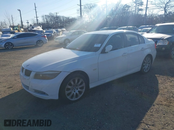 2008 BMW 3 Series 335xi with VIN WBAVD53598A285654, listed as a IAAI auction lot 41366017 with 999,999 mi miles. Bid and sale history available at carsss.com. Image 2.
