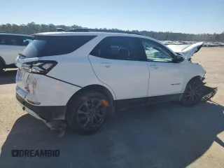 2024 Chevrolet Equinox RS with VIN 3GNAXMEG0RL101656, listed as a Copart auction lot 49291795 with Not provided miles and Salvage title. Bid and sale history available at DreamBid. Image 3.