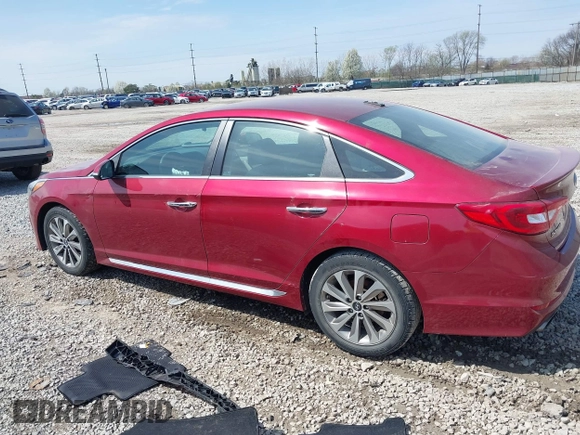 2016 Hyundai Sonata Sport with VIN 5NPE34AF1GH435470, listed as a IAAI auction lot 42004324 with 104,295 mi miles and . Bid and sale history available at DreamBid. Image 14.