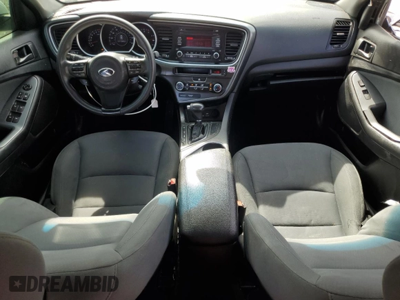 2015 Kia Optima LX with VIN 5XXGM4A75FG472322, listed as a Copart auction lot 61188005 with 139,002 mi miles and Salvage title. Bid and sale history available at DreamBid. Image 8.