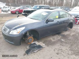2008 Infiniti G35 Sedan x with VIN JNKBV61FX8M254155, listed as a IAAI auction lot 41337680 with 136,837 mi miles. Bid and sale history available at carsss.com. Image 2.