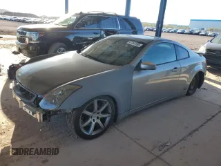 2003 Infiniti G35 Coupe w/Leather with VIN JNKCV54E63M221261, listed as a Copart auction lot 47367395 with 154,017 mi miles and Salvage Title. Bid and sale history available at carsss.com. Image 1.