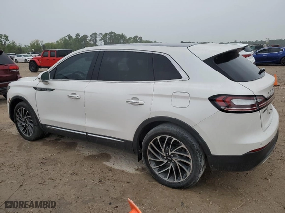 2019 Lincoln Nautilus Reserve with VIN 2LMPJ6L96KBL12639, listed as a Copart auction lot 50910805 with NaN miles and Salvage Title. Bid and sale history available at carsss.com. Image 2.