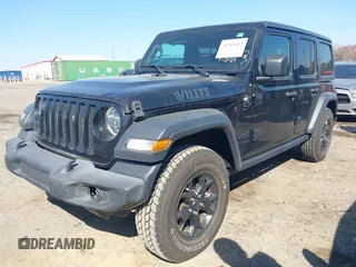 2020 Jeep Wrangler Unlimited Black and Tan with VIN 1C4HJXDGXLW219078, listed as a IAAI auction lot 41783437 with 59,137 mi miles and . Bid and sale history available at DreamBid. Image 2.