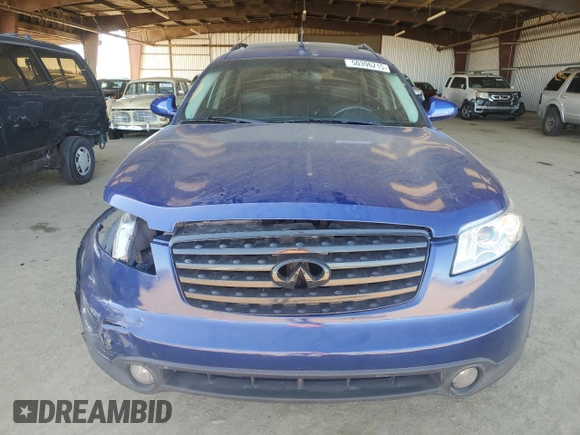 2005 Infiniti FX z VIN JNRAS08W65X220619, wystawiony jako Copart lot #50396215 z przebiegiem 180 332 mil mil oraz Szkoda całkowita • Salvage title. Historia ofert i sprzedaży dostępna na DreamBid. Obrazek 5.