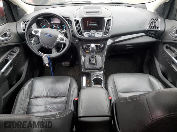 2015 Ford Escape Titanium with VIN 1FMCU9J99FUB25482, listed as a Copart auction lot 43630915 with 150,943 mi miles and Salvage Title. Bid and sale history available at DreamBid. Image 8.