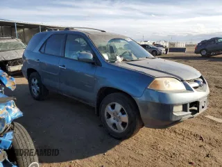 2005 Acura MDX with VIN 2HNYD18255H549936, listed as a Copart auction lot 43896015 with 212,521 mi miles and Salvage Title. Bid and sale history available at carsss.com. Image 4.