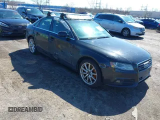 2010 Audi A4 2.0T Premium Plus with VIN WAUFFAFL7AN031716, listed as a IAAI auction lot 41851396 with 206,960 mi miles. Bid and sale history available at carsss.com. Image 1.