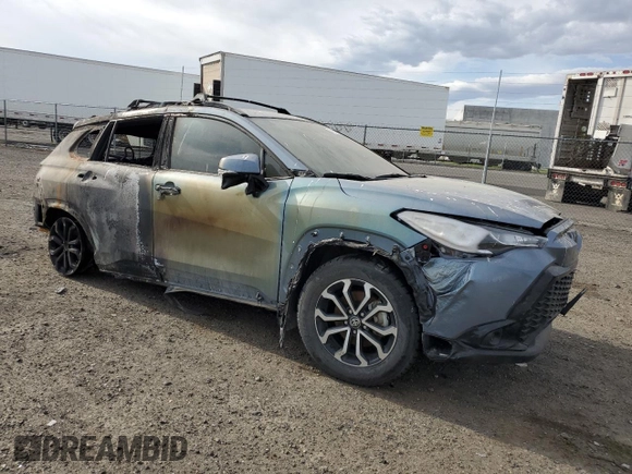 2024 Toyota Corolla Cross Hybrid S with VIN 7MUFBABGXRV020390, listed as a Copart auction lot 61591535 with Not provided miles and Salvage title. Bid and sale history available at DreamBid. Image 4.