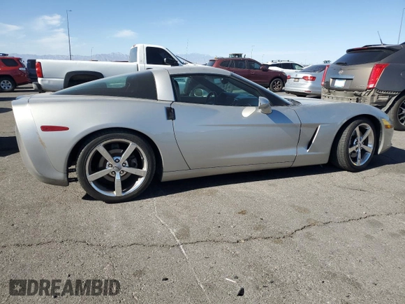 2008 Chevrolet Corvette with VIN 1G1YY26W785109713, listed as a Copart auction lot 44725745 with 134,565 mi miles and Salvage Title. Bid and sale history available at carsss.com. Image 3.