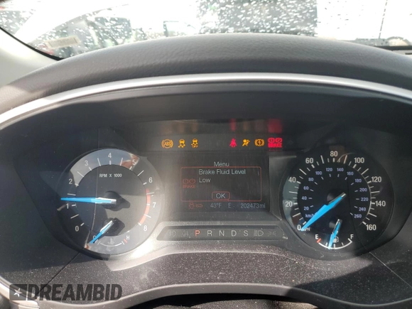 2016 Ford Fusion SE with VIN 1FA6P0H70G5132458, listed as a Copart auction lot 48924585 with 202,473 mi miles and Clean Title. Bid and sale history available at DreamBid. Image 9.