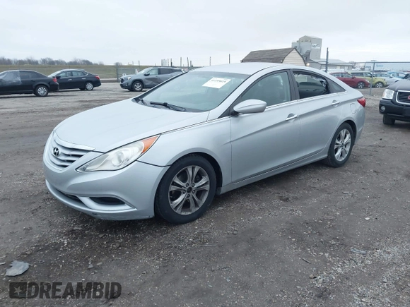 2011 Hyundai Sonata GLS with VIN 5NPEB4AC8BH063854, listed as a IAAI auction lot 41195819 with 181,700 mi miles. Bid and sale history available at carsss.com. Image 2.