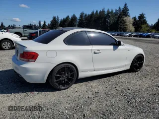 2012 BMW 1 Series 135i with VIN WBAUC9C50CVM12704, listed as a Copart auction lot 53091505 with 81,052 mi miles and Salvage title. Bid and sale history available at DreamBid. Image 3.