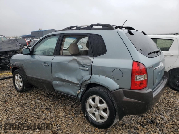 2005 Hyundai Tucson GLS with VIN KM8JN72DX5U214908, listed as a Copart auction lot 76346024 with 152,677 mi miles and Salvage Title. Bid and sale history available at carsss.com. Image 2.