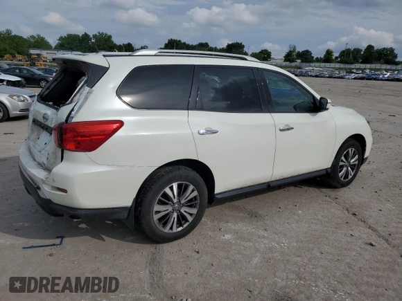 2017 Nissan Pathfinder SL with VIN 5N1DR2MM7HC668223, listed as a Copart auction lot 60263695 with 83,596 mi miles and Clean title. Bid and sale history available at DreamBid. Image 3.