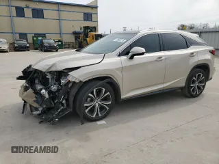 2018 Lexus RX with VIN 2T2ZZMCAXJC107455, listed as a Copart auction lot 47299215 with 40,629 mi miles and Salvage Title. Bid and sale history available at carsss.com. Image 1.