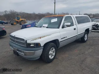 1996 Dodge Ram 1500 with VIN 1B7HC16Y7TS692599, listed as a IAAI auction lot 41897126 with 113,562 mi miles. Bid and sale history available at carsss.com. Image 2.