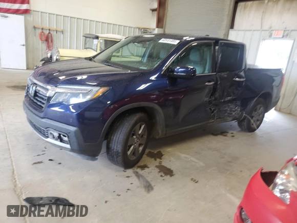 2020 Honda Ridgeline RTL-E with VIN 5FPYK3F71LB016725, listed as a Copart auction lot 60541485 with 66,840 mi miles and Salvage title. Bid and sale history available at DreamBid. Image 1.