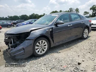 2017 Kia Optima LX with VIN 5XXGT4L32HG163004, listed as a Copart auction lot 59123915 with 172,180 mi miles and Salvage title. Bid and sale history available at DreamBid. Image 1.