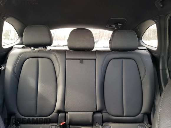 2017 BMW X1 xDrive28i with VIN WBXHT3C32H5F76601, listed as a Copart auction lot 49889965 with 95,655 mi miles and Salvage Title. Bid and sale history available at carsss.com. Image 10.