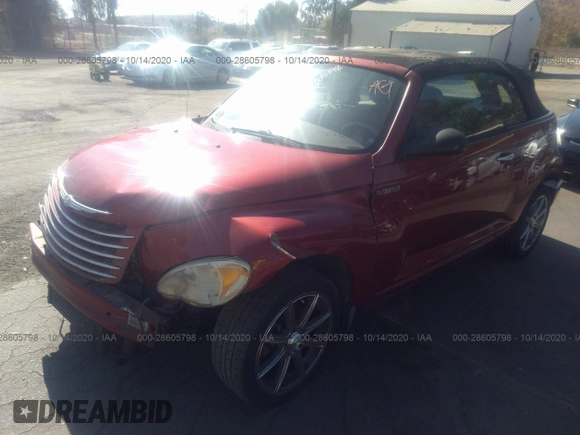 2006 Chrysler PT Cruiser Touring with VIN 3C3JY55E66T203179, listed as a IAAI auction lot 28605798 with 136,004 mi miles. Bid and sale history available at carsss.com. Image 2.
