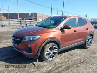 2021 Buick Encore GX Select with VIN KL4MMDSLXMB066791, listed as a IAAI auction lot 41966415 with 40,146 mi miles and . Bid and sale history available at DreamBid. Image 18.