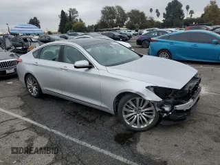 2018 Genesis G80 5.0L Ultimate with VIN KMHGN4JF2JU236231, listed as a Copart auction lot 82004244 with 38,868 mi miles and Salvage Title. Bid and sale history available at carsss.com. Image 4.