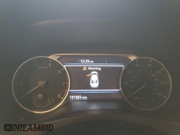 2019 Nissan Altima SL with VIN 1N4BL4EV5KC119634, listed as a Copart auction lot 47808595 with 191,065 mi miles and Salvage Title. Bid and sale history available at DreamBid. Image 9.