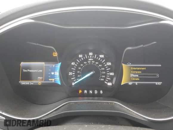 2016 Ford Fusion SE with VIN 3FA6P0H76GR396927, listed as a Copart auction lot 45059165 with 96,099 mi miles and Salvage Title. Bid and sale history available at carsss.com. Image 9.