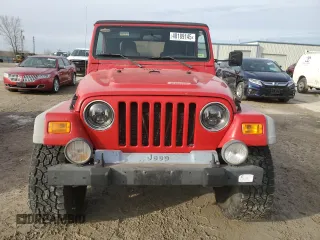 2005 Jeep Wrangler Sport with VIN 1J4FA49SX5P342180, listed as a Copart auction lot 48189145 with 144,438 mi miles and Clean Title. Bid and sale history available at carsss.com. Image 5.