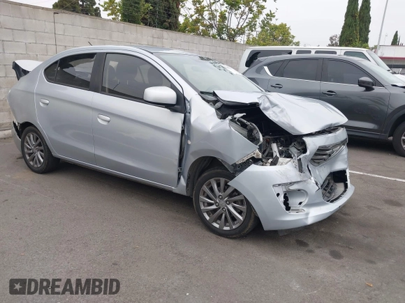 2018 Mitsubishi Mirage ES with VIN ML32F3FJ3JHF12434, listed as a IAAI auction lot 42588116 with 50,092 mi miles and . Bid and sale history available at DreamBid. Image 1.
