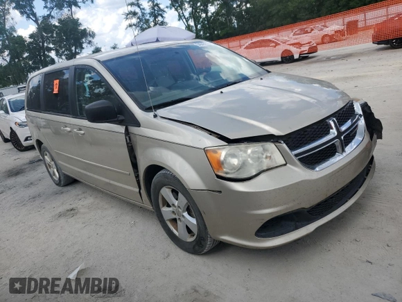 2013 Dodge Grand Caravan SE with VIN 2C4RDGBG3DR693415, listed as a Copart auction lot 54848235 with 114,063 mi miles and Salvage Title. Bid and sale history available at DreamBid. Image 4.