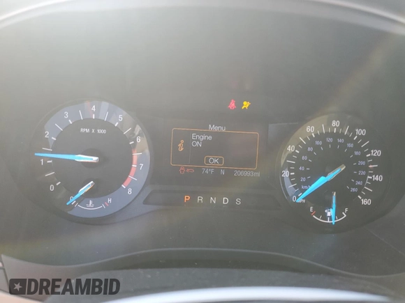 2015 Ford Fusion SE with VIN 3FA6P0H75FR127283, listed as a Copart auction lot 42983855 with 206,993 mi miles and Salvage Title. Bid and sale history available at DreamBid. Image 9.