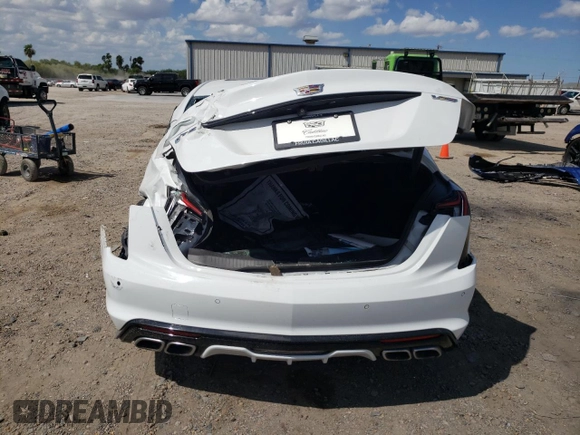 2021 Cadillac CT5 V-Series with VIN 1G6DR5RW9M0134624, listed as a Copart auction lot 67149673 with Not provided miles and . Bid and sale history available at DreamBid. Image 6.