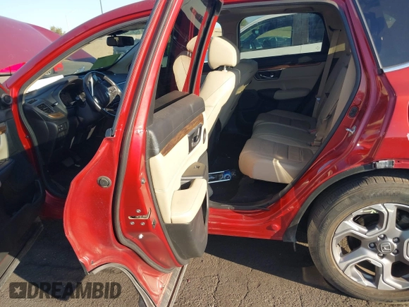 2018 Honda CR-V EX-L with VIN 2HKRW2H85JH695138, listed as a IAAI auction lot 41655606 with 75,080 mi miles. Bid and sale history available at carsss.com. Image 8.