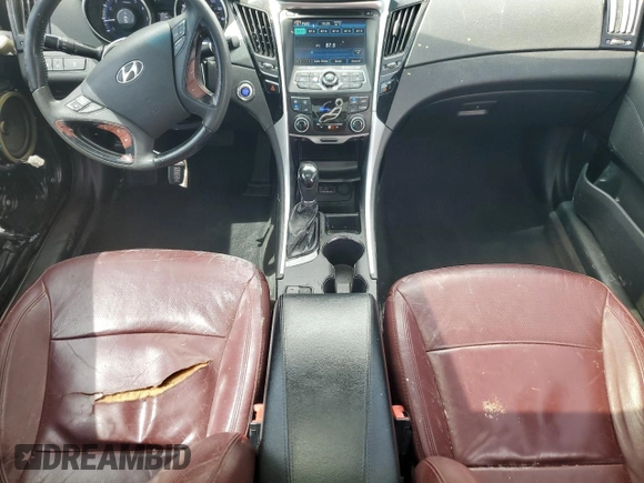2012 Hyundai Sonata 2.4L Limited PZEV with VIN 5NPEC4AC7CH485242, listed as a Copart auction lot 49987005 with 183,182 mi miles and Salvage Title. Bid and sale history available at carsss.com. Image 8.