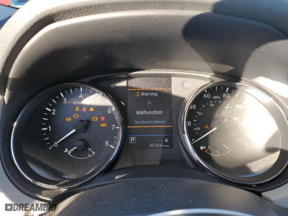 2021 Nissan Rogue Sport SL with VIN JN1BJ1CWXMW421421, listed as a Copart auction lot 44931355 with 40,386 mi miles and Salvage Title. Bid and sale history available at carsss.com. Image 9.