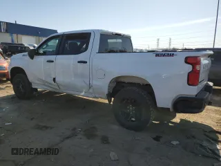 2021 Chevrolet Silverado 1500 Custom Trail Boss with VIN 1GCPYCEF3MZ352934, listed as a Copart auction lot 48747415 with 56,017 mi miles and Salvage Title. Bid and sale history available at DreamBid. Image 2.