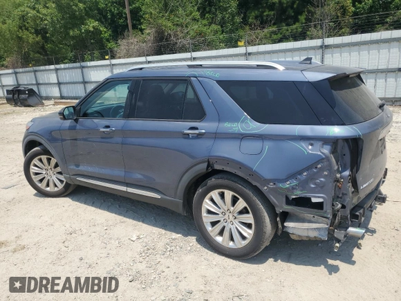 2021 Ford Explorer Limited z VIN 1FMSK7FH1MGA27175, wystawiony jako Copart lot #62322055 z przebiegiem 80 066 mil mil oraz Szkoda całkowita • Salvage title. Historia ofert i sprzedaży dostępna na DreamBid. Obrazek 2.