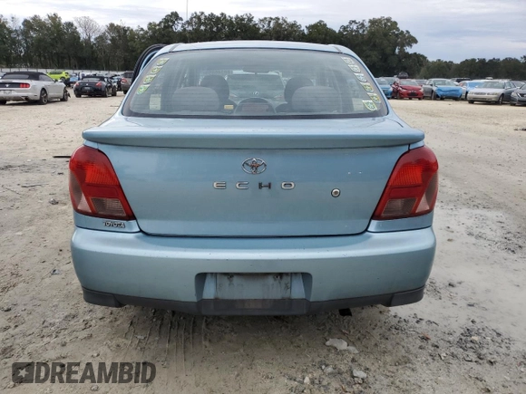 2000 Toyota ECHO with VIN JTDBT1232Y0012756, listed as a Copart auction lot 88346895 with 474,665 mi miles and Non Repairable. Bid and sale history available at carsss.com. Image 6.