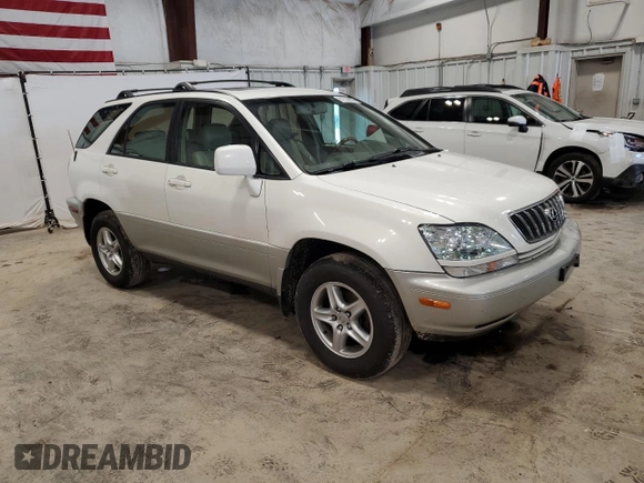 2003 Lexus RX 300 with VIN JTJHF10U030298982, listed as a Copart auction lot 61236885 with 232,276 mi miles and Non repairable. Bid and sale history available at DreamBid. Image 4.