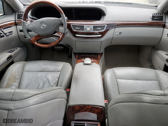 2010 Mercedes-Benz S-Class S 550 with VIN WDDNG7BB5AA319646, listed as a Copart auction lot 47017485 with 188,671 mi miles and Salvage Title. Bid and sale history available at carsss.com. Image 8.