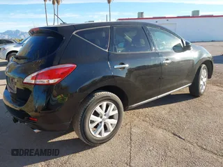 2013 Nissan Murano SL with VIN JN8AZ1MU1DW201782, listed as a IAAI auction lot 41653993 with 134,976 mi miles. Bid and sale history available at carsss.com. Image 4.