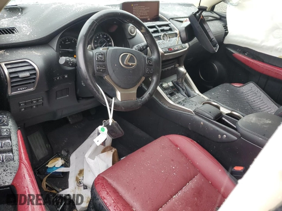2020 Lexus NX 300 with VIN JTJGARDZ3L5015895, listed as a Copart auction lot 58549155 with 21,905 mi miles and Salvage title. Bid and sale history available at DreamBid. Image 8.