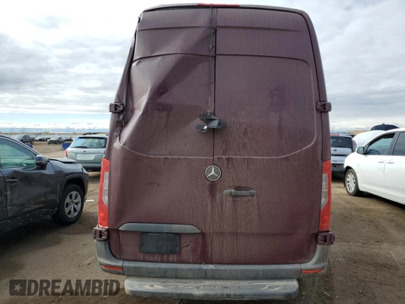 2020 Mercedes-Benz Sprinter Cargo with VIN W1Y70BGY2LT025308, listed as a Copart auction lot 77885824 with 64,196 mi miles and Salvage Title. Bid and sale history available at DreamBid. Image 6.