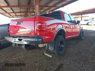 2002 Ford F-150 XLT with VIN 1FTRW08L42KB60054, listed as a IAAI auction lot 41867655 with 1 mi miles. Bid and sale history available at carsss.com. Image 4.