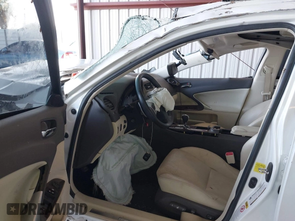 2013 Lexus IS 250 with VIN JTHCF5C20D5060860, listed as a IAAI auction lot 42408760 with Not provided miles and . Bid and sale history available at DreamBid. Image 5.