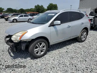 2013 Nissan Rogue S with VIN JN8AS5MTXDW515689, listed as a Copart auction lot 53549075 with 129,416 mi miles and Salvage Title. Bid and sale history available at carsss.com. Image 1.