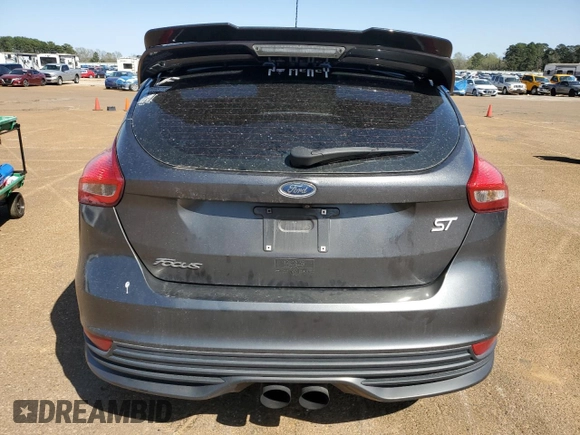 2018 Ford Focus ST with VIN 1FADP3L97JL286833, listed as a Copart auction lot 49861435 with 83,778 mi miles and Salvage Title. Bid and sale history available at DreamBid. Image 6.
