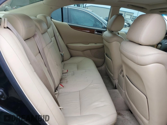 2006 Lexus ES 350 with VIN JTHBA30G365176491, listed as a Copart auction lot 51291854 with 134,237 mi miles and Salvage Title. Bid and sale history available at DreamBid. Image 10.